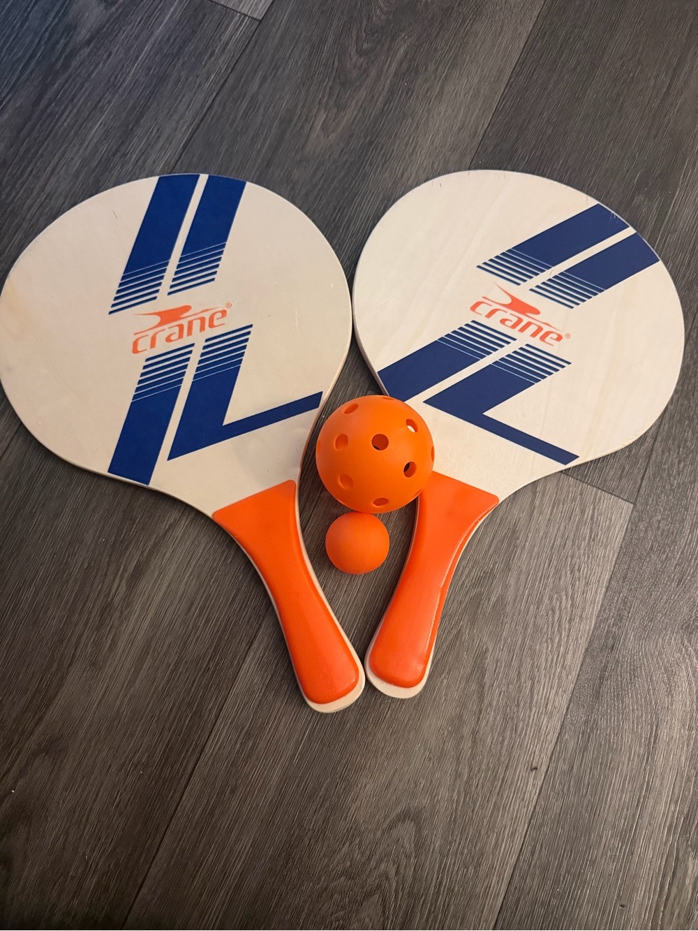 Crane Orange Outdoor Paddle Ball Set - 2 Pack